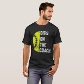 Dibs on Coach Funny Softball Ehefrau Baseball Coa T-Shirt (Vorne ganz)