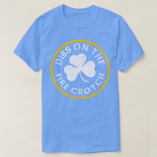 Dibs on Fire Crotch Redhead Ginger St Patricks T-Shirt (Design vorne)