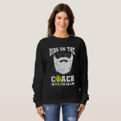 Dibs on The Coach With the beard Softball Coach's  Sweatshirt (Vorne ganz)