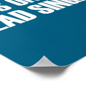 Dibs On The Lead Singer - Funny Band Fan Quote  Poster (Ecke)