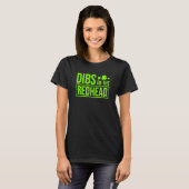Dibs on the Redhead for St Patricks Day Party T-Shirt (Vorne ganz)