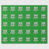Dibs on the Redhead Funny St Patrick's Day Geschenkpapier (Flach)