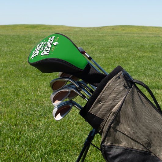 Dibs on the Redhead Funny St Patrick's Day Golf Headcover (In SItu)