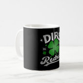 Dibs on the Redhead Funny St Patrick's Day Kaffeetasse (Vorderseite Links)