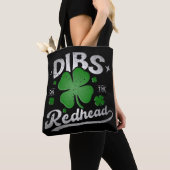 Dibs on the Redhead Funny St Patrick's Day Tasche (Von Nahem)