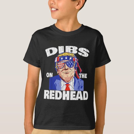 Dibs On The Redhead Shirt Funny St Patricks Day Pr (Vorderseite)
