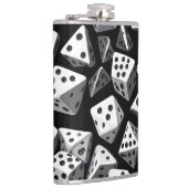 Dice Delight: Eine geometrische Kaskade Flachmann (Rechts)