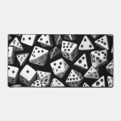 Dice Delight: Eine geometrische Kaskade Schreibtischunterlage (Vorderseite)