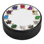 Dice-Designs für Dungeons und Dragons Eishockey Puck (3/4)