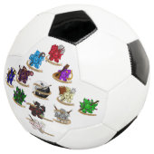 Dice-Designs für Dungeons und Dragons Fußball (Dreiviertel)