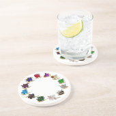 Dice-Designs für Dungeons und Dragons Getränkeuntersetzer (Seite)