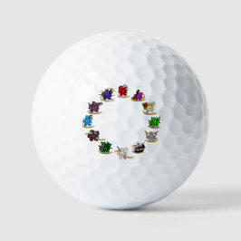 Dice-Designs für Dungeons und Dragons Golfball