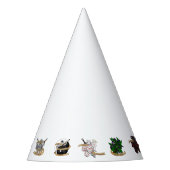 Dice-Designs für Dungeons und Dragons Partyhütchen (Vorderseite)