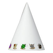 Dice-Designs für Dungeons und Dragons Partyhütchen (Links)