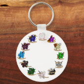 Dice-Designs für Dungeons und Dragons Schlüsselanhänger (Vorderseite)