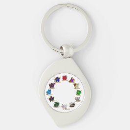 Dice-Designs für Dungeons und Dragons Schlüsselanhänger