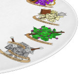 Dice-Designs für Dungeons und Dragons Schneidebrett (Ecke)