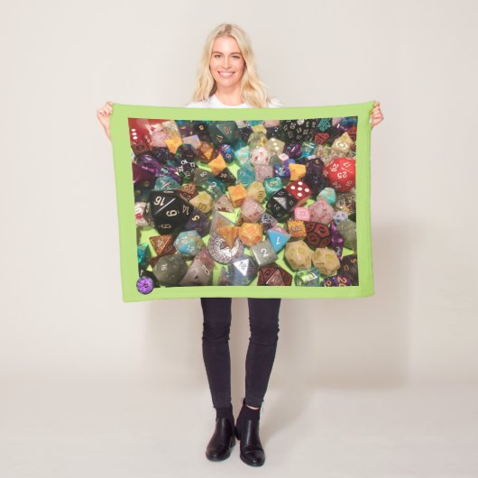 Dice Fleece Blanket (Beispiel)