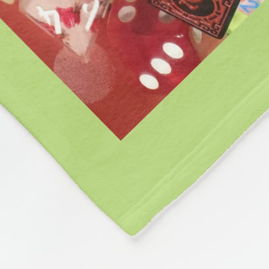 Dice Fleece Blanket (Ecke)