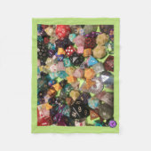 Dice Fleece Blanket (Vorderseite)