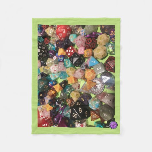 Dice Fleece Blanket (Vorderseite)