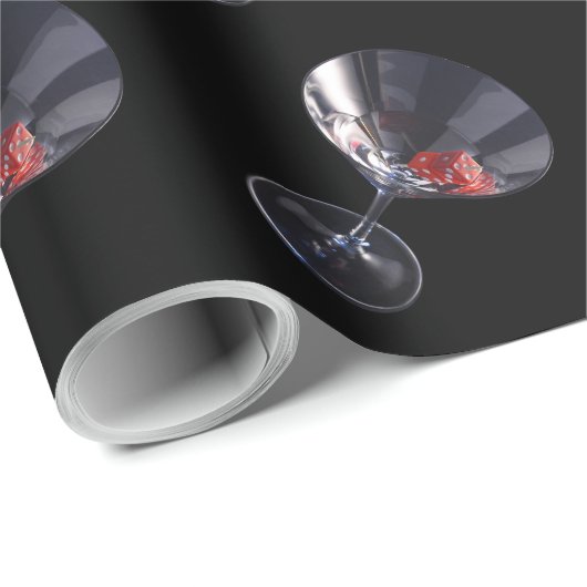Dice Glass Geschenkpapier (Rolleneckpunkt)