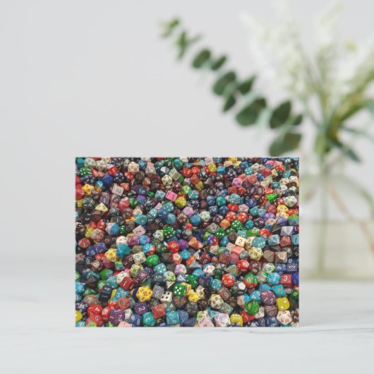 Dice Goblins vereint Postkarte (Stehend Vorderseite)