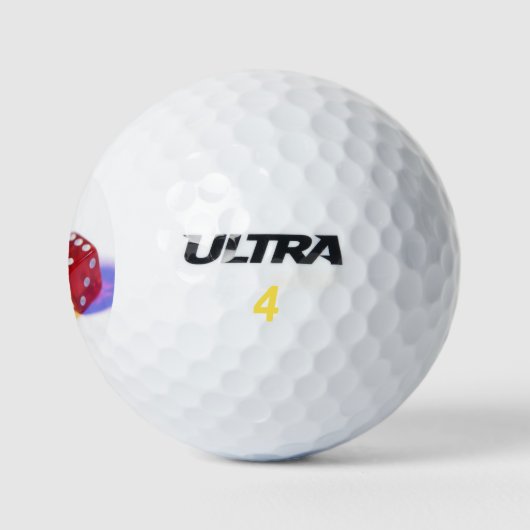 DICE GOLF BALL (Logo)