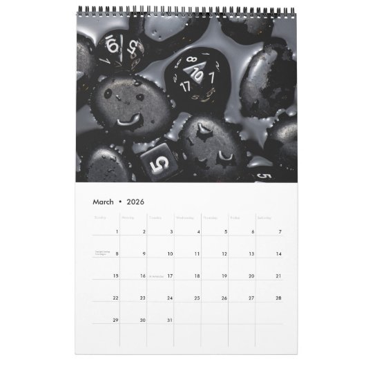 Dice-Kalender Kalender (Mär 2026)