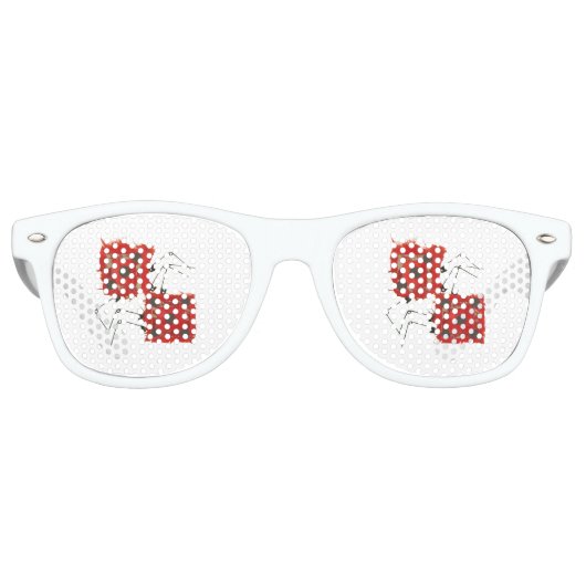 Dice Ladybug Sonnenbrille (Vorderseite)