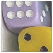 Dice Mania Fabrik Stoff (Nahaufnahme)