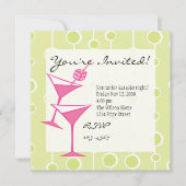 Dice Martini Einladung (Vorderseite)