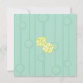 Dice Martini Einladung (Rückseite)