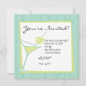 Dice Martini Einladung (Vorderseite)