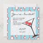 Dice Martini Einladung (Vorderseite)