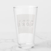 Dice 'MORE' Whiskey Tumbler - Playful & Bold (Rückseite)