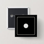 DICE Nummer der Pips weiß 1 + Ihr Backgr. Button (Vorne & Hinten)