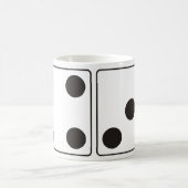 DICE-Nummern 4 und 3 + Ihre Ideen Kaffeetasse (Mittel)