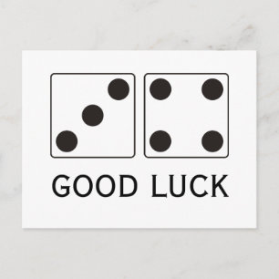 DICE-Nummern 4 und 3 + Ihre Ideen Postkarte