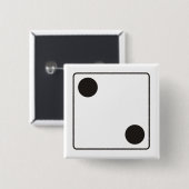 DICE-Nummern der Pips 2 + Ihr Backgr. Button (Vorne & Hinten)