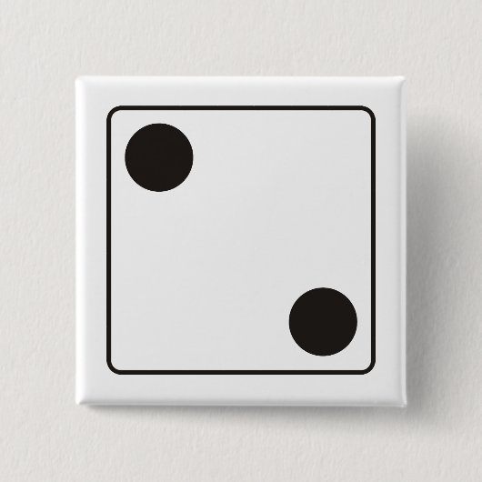 DICE-Nummern der Pips 2 + Ihr Backgr. Button (Vorderseite)