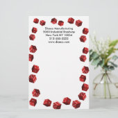 Dice Players Stationery Briefpapier (Stehend Vorderseite)
