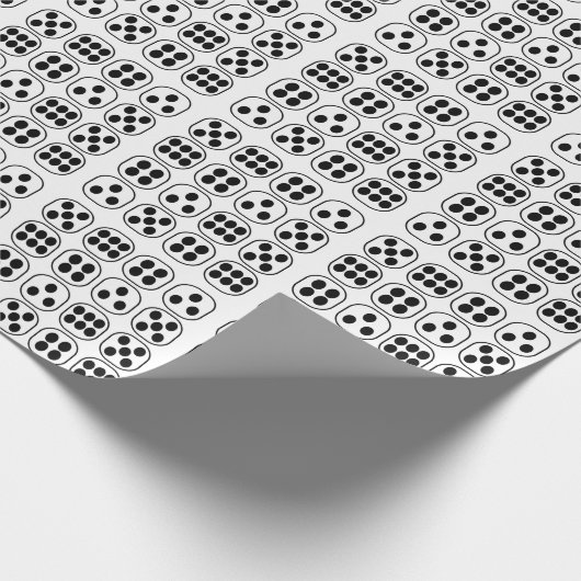 Dice Roll Birthday Party Geschenkpapier (Ecke)