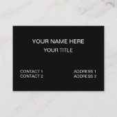 Dice Roll Play Game Visitenkarte (Rückseite)