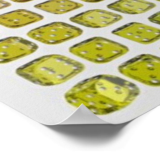 Dice Theme II Poster (Ecke)