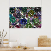 Dice Theme VII Poster (Küche)