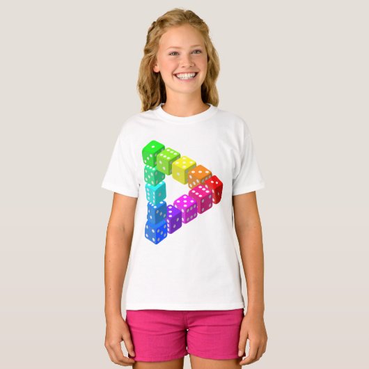 Dice Triangle Girls T - Shirt (Vorne ganz)