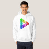 Dice Triangle Mens Hoodie (Vorne ganz)