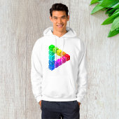 Dice Triangle Mens Hoodie