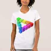 Dice Triangle Womens T - Shirt (Vorderseite)